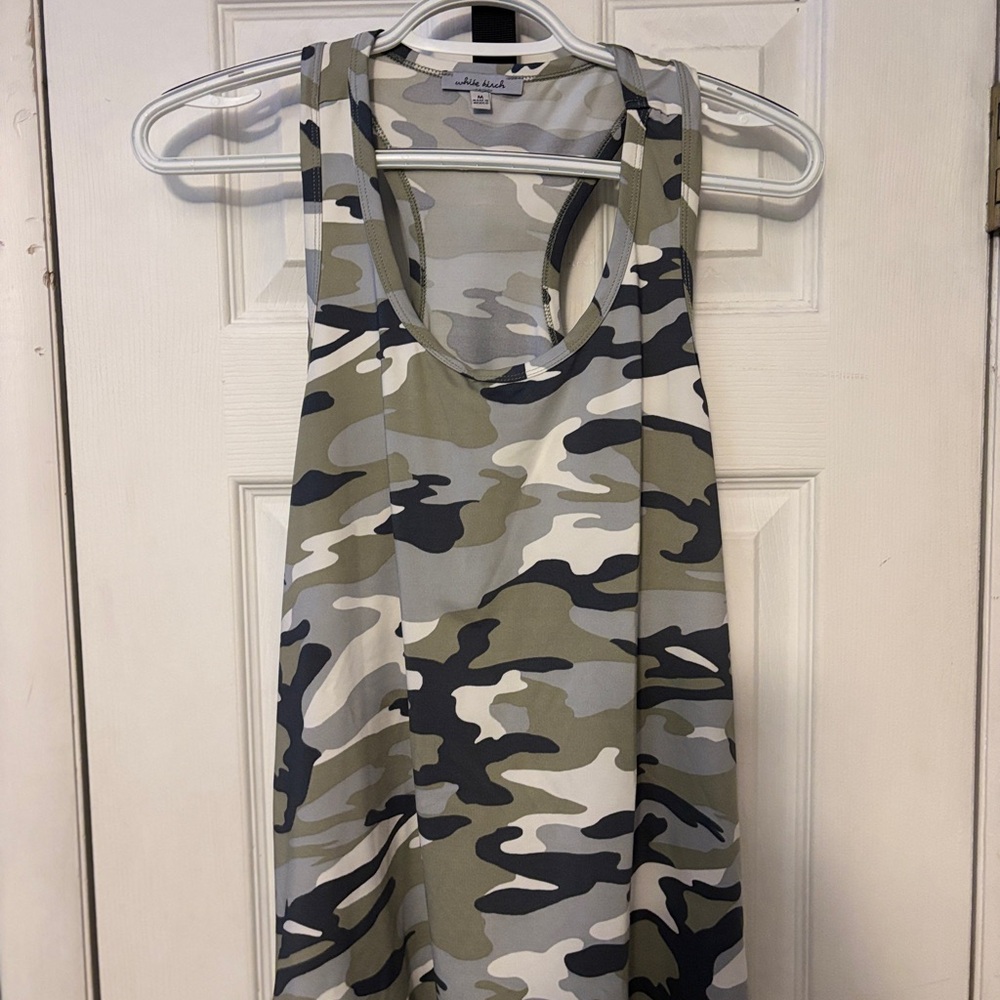 White birch Camo Tank Top